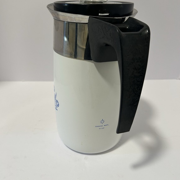 Vintage Corning Ware Blue Cornflower RARE 10 Cup Pot w/ Lid Only (No Insides) - Picture 3 of 10